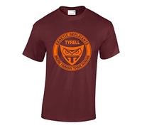 Crown Designs Tyrel Brand Symbol Sci Fi Movie Film Inspired for Men & Teenagers T-Shirts Tops - Maroon/X-Large
