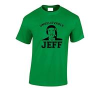 Crown Designs Unbelievable Jeff Chris Kamara Silhouette Awesome Sports Fan for Men & Teenagers T-Shirts Tops - Green/Medium