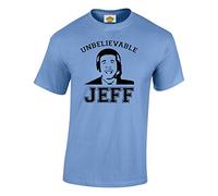 Crown Designs Unbelievable Jeff Chris Kamara Silhouette Awesome Sports Fan for Men & Teenagers T-Shirts Tops - Carolina Blue/X-Large