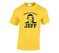 Crown Designs Unbelievable Jeff Chris Kamara Silhouette Awesome Sports Fan for Men & Teenagers T-Shirts Tops - Yellow/3XL