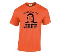 Crown Designs Unbelievable Jeff Chris Kamara Silhouette Awesome Sports Fan for Men & Teenagers T-Shirts Tops - Orange/3XL