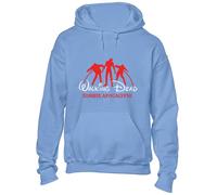 Crown Designs Walking Dead Zombie Apocalypse Zombie TV Show Inspired Gift Unisex Hoodies for Men, Women & Teenagers - Carolina Blue/Medium