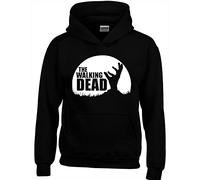 Crown Designs Walking Dead Zombie TV Show Inspired Gift Unisex Hoodies for Men, Women & Teenagers - Black/Medium