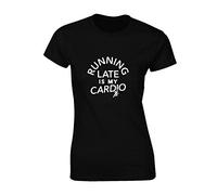 Crown Designs What The Fork is for Dinner Funny Premium Quality Fitted T-Shirt Top for Women and Teens - Black / 12-14