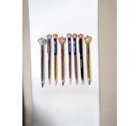 Crown Dimond pen, London Souvenir Crown Dimond pen British Souvenir Crown Pens Best For Travellers And England Lovers Black Ink For Creative Hand Writting Set Of 8 And 10 (8, mix)
