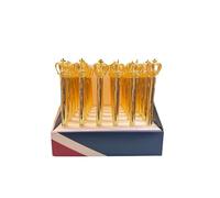 Crown Dimond pen, London Souvenir Crown Dimond pen British Souvenir Crown Pens Best For Travellers And England Lovers Black Ink For Creative Hand Writting Set Of 8 And 10 (10, gold big crwon)