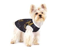 Crown Doodle,Cotton Sleeveless Pet T-Shirt Soft Stretchy Puppy Breathable Vest,L