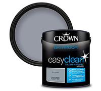 Crown Easyclean Bathroom Emulsion, Blue Gravel 2.5L