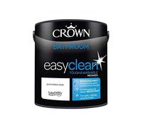 Crown Easyclean Bathroom Paint Pure Brilliant White - 2.5L