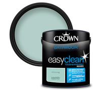 Crown Easyclean Bathroom Emulsion, Soft Duck Egg 2.5L