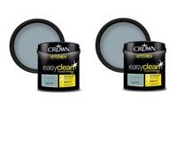 Crown Easyclean Kitchen Matt Paint Simply Duck Egg 2.5L Pack Of 2