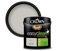Crown Matt Emulsion Easyclean Tough & Washable Grey Putty 2.5L