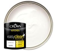 Crown Easyclean Kitchen Matt Emulsion, Pure Brilliant White 1L
