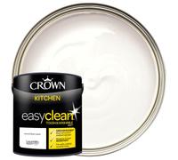 Crown Easyclean Kitchen Matt Emulsion, 2.5L, Pure Brilliant White