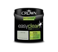 Crown Easyclean Mellow Sage Matt Emulsion Multisurface Paint 2.5L