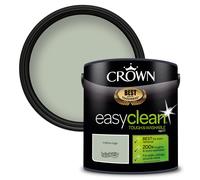Crown EASYCLEAN Sage Green Matt Emulsion Wall Paint - Stain Resistant 2.5L