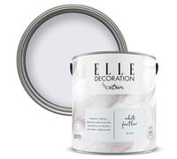 ELLE Decoration by Crown Flat Matt Paint White Feather - 2.5L