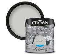 Crown Walls & Ceilings Matt Emulsion Paint, Size 2.5L, Salt Spray