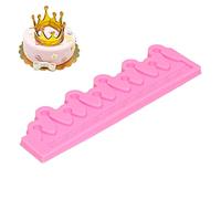 Crown Fondant Mold, 3D Crown Silicone Gum Paste Candy Chocolate Mold for Cake Decorating Sugar Craft Polymer Clay