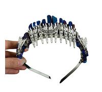 Crown For Crystal With Moon For Butterfly Metal Handmade Hair Hoop Gorgeous Costume Hair Accessori