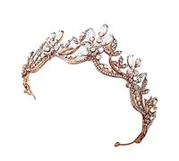 crown, for Wedding Opal Crystal Tiara Headpiece Bride Hair Crowns for Women