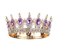 Crown for Women, Queen Crown Tiara for Birthday Wedding Party Decorations Purple