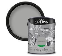 Crown Walls and Ceilings Silk Emulsion Paint, Granite Dust 5L