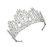 Crown Headband Formal Baroque Hairhoop Wedding Ceremony Headband Luxury Tiaras Hair Accessories Evening Crowns, Einheitsgröße, As described, As described