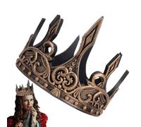 Crown Headpiece - Replica Royal Medieval Crown Metal Royalty Tiara for Kings | Reliable Costume Party Accessory for Ball, Renaissance Fair, GN, Events, CA