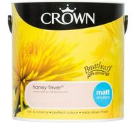 Crown Breatheasy Emulsion Paint - Matt - Honey Fever - 2.5L