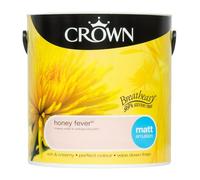 Crown Breatheasy Emulsion Paint - Matt - Honey Fever - 2.5L