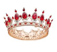 Crown,King Crown,Tiara,Crowns for Women,Princess Crown, Crystal Tiara Crowns for Women Large Tiaras Bride Wedding Crown Royal Queen King Round Diadem Bridal Headpiece Pageant