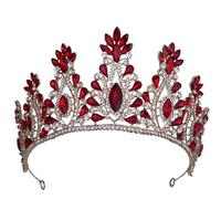 Crown,king crown,tiara,crowns for women,princess crown, Vintage Royal Queen Princess Crowns Crystal Pageant Diadem For Bridal Hair Accessories Bride Headbands Tiaras(SILVER PLATED)