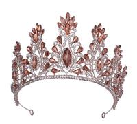 Crown,king crown,tiara,crowns for women,princess crown, Vintage Royal Queen Princess Crowns Crystal Pageant Diadem For Bridal Hair Accessories Bride Headbands Tiaras(SILVER PLATED)