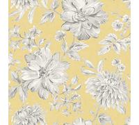 CROWN M1550 Lucia Yellow Wallpaper