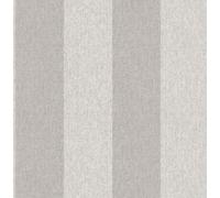 CROWN M1872 Harris Stripe Luxury Textured Wallpaper, Soft Grey