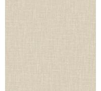 Crown M1885 Oakleigh Plain Luxury Fabric Textured Wallpaper, Natural