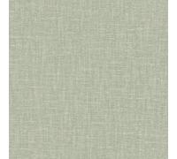 Crown M1886 Oakleigh Plain Luxury Fabric Textured Wallpaper, Sage