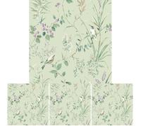 CROWN Mariko Mint/Plum Paper Wallpaper (Pack of 4)