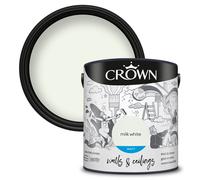 Crown Breatheasy Walls & Ceilings Milk White Matt Emulsion Paint 2.5L