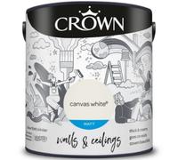 CROWN MATT EMULSION PAINT 2.5L FOR WALLS CEILINGS WOOD METAL ALL COLOURS NEW
