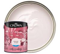 Crown Matt Emulsion Paint, 5L, Creme La Rose