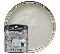 Crown Walls and Ceilings Matt Emulsion Paint, Grey Putty 2.5L