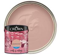 Crown Walls & Ceilings Matt Emulsion Paint Powdered Clay - 2.5L