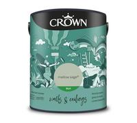 Crown Mellow Sage 5L Walls & Ceilings Silk Emulsion