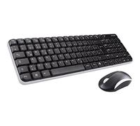 Crown Micro Cmmk 111 W Wireless Keyboard and Mouse Set - Black