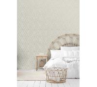 Crown Miya Geo Wallpaper Metallic