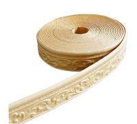 Crown Molding Peel and Stick, Length 10m Width 3 Inch Mirror Frame Border, Self-Adhesive Flexible 3D Decorative Line for Mirror Wall Edge, Golden