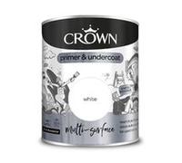 Crown Mulitsurface Primer Undercoat White 750ML