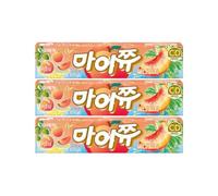 Crown My Chew Soft Candy - Sunny Peach Flavour 44g (Pack of 3)
